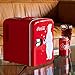 Coca Cola Polar Mini Fridge - 6 Can Refrigerator for Bedroom Office, Portable Table Top Beverage Cooler, 12V 110V Refrigerador For Drinks, Soda, Use In Car, Dorm, Patio