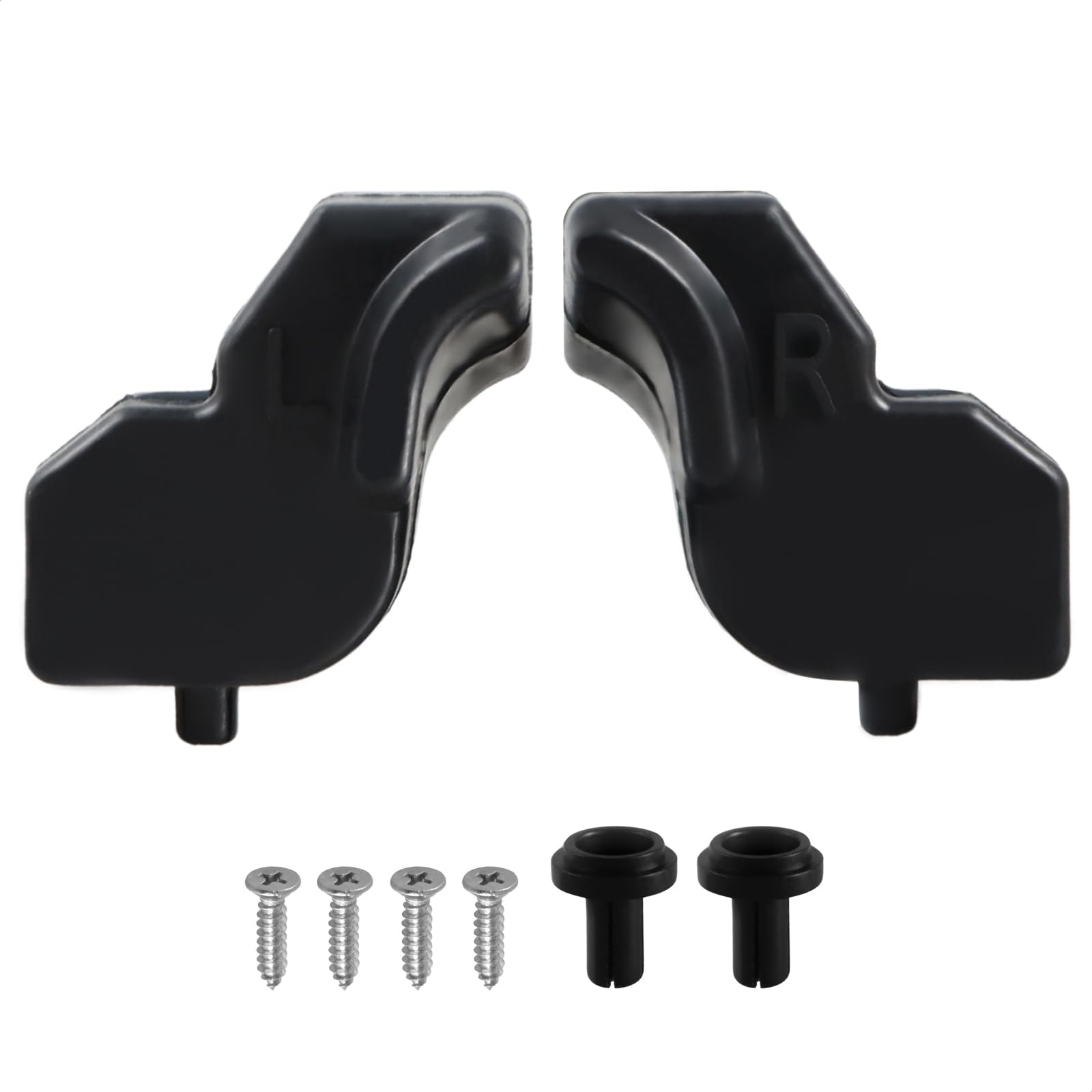 Upgraded Left&Right Side Tailgate Rubber Bumper Cushions Tailgate Stopper Limiter Cushions with 4 Metal Bolts Compatible with Ford F-150 2015-2020 Replace#:FL3Z-99439A00-A FL3Z-99439A00-B