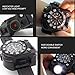 Rechargeable Led Torch Wrist Light, cshare Waterproof Watch Flashlight with Compass Tactical Flashlights for Outdoor Running, Hiking, Camping, Biking, Mountain Climbing