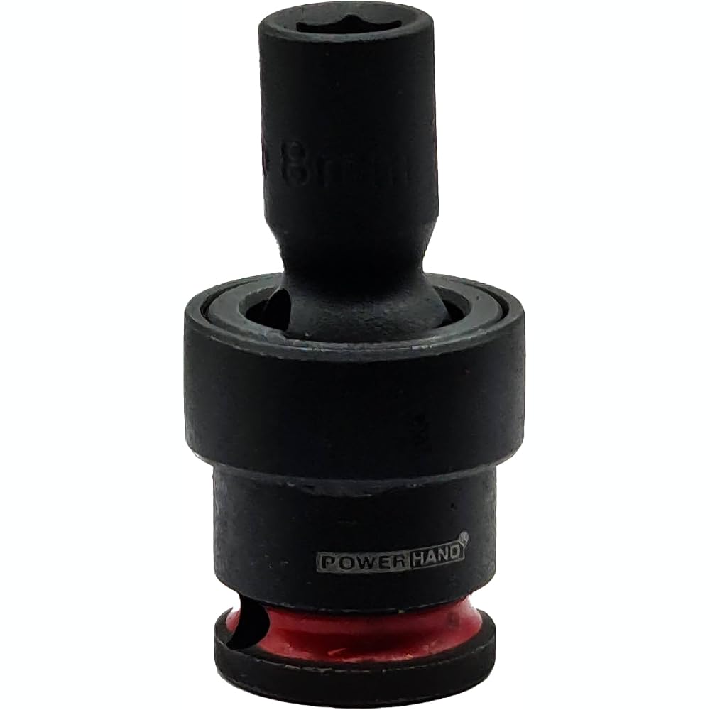 Powerhand 3/8" Drive Shallow Swivel Impact Socket 8Mm Ki-S38-Ss8