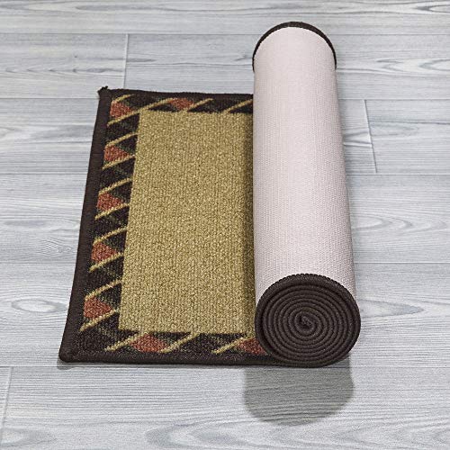 Ottomanson 20" x 59" Palm Tree Kitchen Rug - Farmhouse Style Non-Slip Mat for Dining, Entryway & Laundry - Durable, Stain-Resistant & Perfect for High-Traffic Areas, Multicolor - Image 5