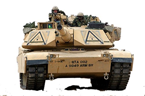 Rogue River Tactical Military Tank M1 Abrams Wall Decal Sticker Boys Bedroom Soldier Wall Decor Decoration Peel and Stick