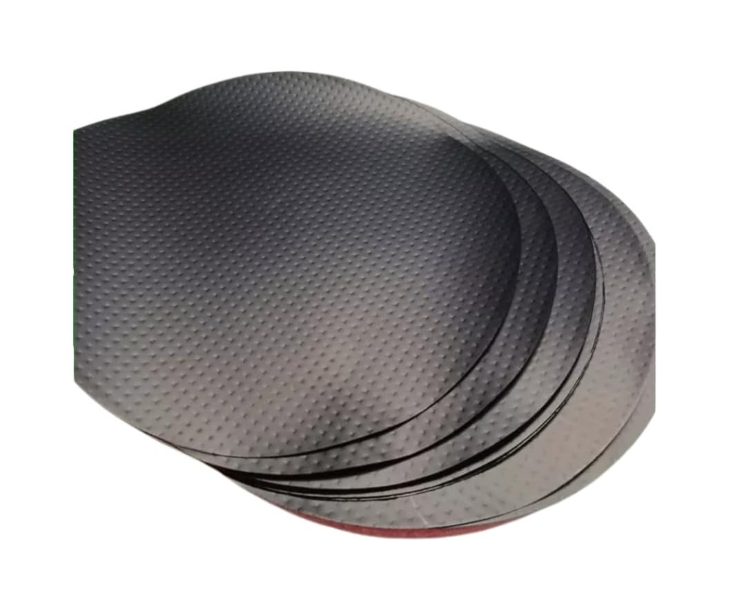 Confezione da 100 fogli di wafer ESD neri, antistatici, testurizzati, per semiconduttori (0,055 x 200 mm)