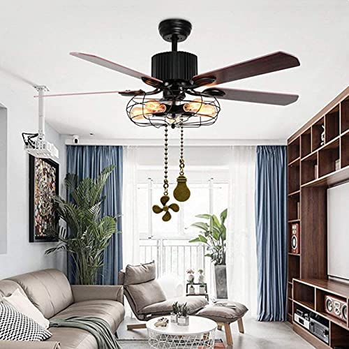 Ceiling Fan Pull Chain Set, 4 Pieces Bulb And Fan Pattern Pull Chain Extension Fan Pull Chain Pendant 12 Inch Ceiling Fan Chain Extender With Ball Fan Chains Connector (Antique Bronze) #TOP1