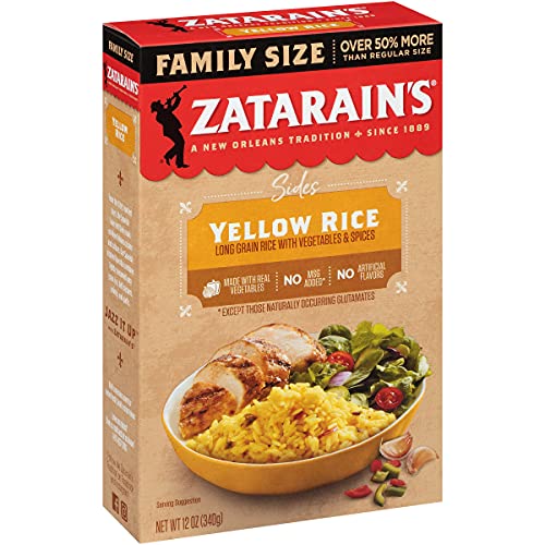 Image of Zatarain's Family Size Yellow Rice, 12 oz (Pack of 12)