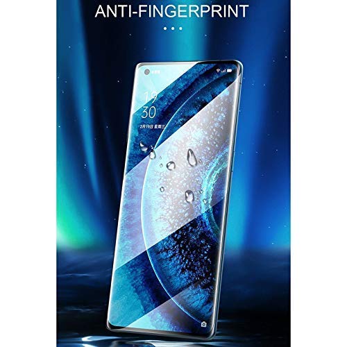 Image of Screen Protector for Oppo Reno 4 Pro (Black) Tempered Glass Edge-to-Edge 3D Screen Guard With Installation Kit