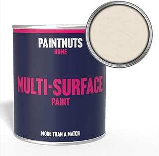 PaintNuts Multi-Surface Paint - RAL-9001 - CREAM - 250ml Tin - Satin Finish