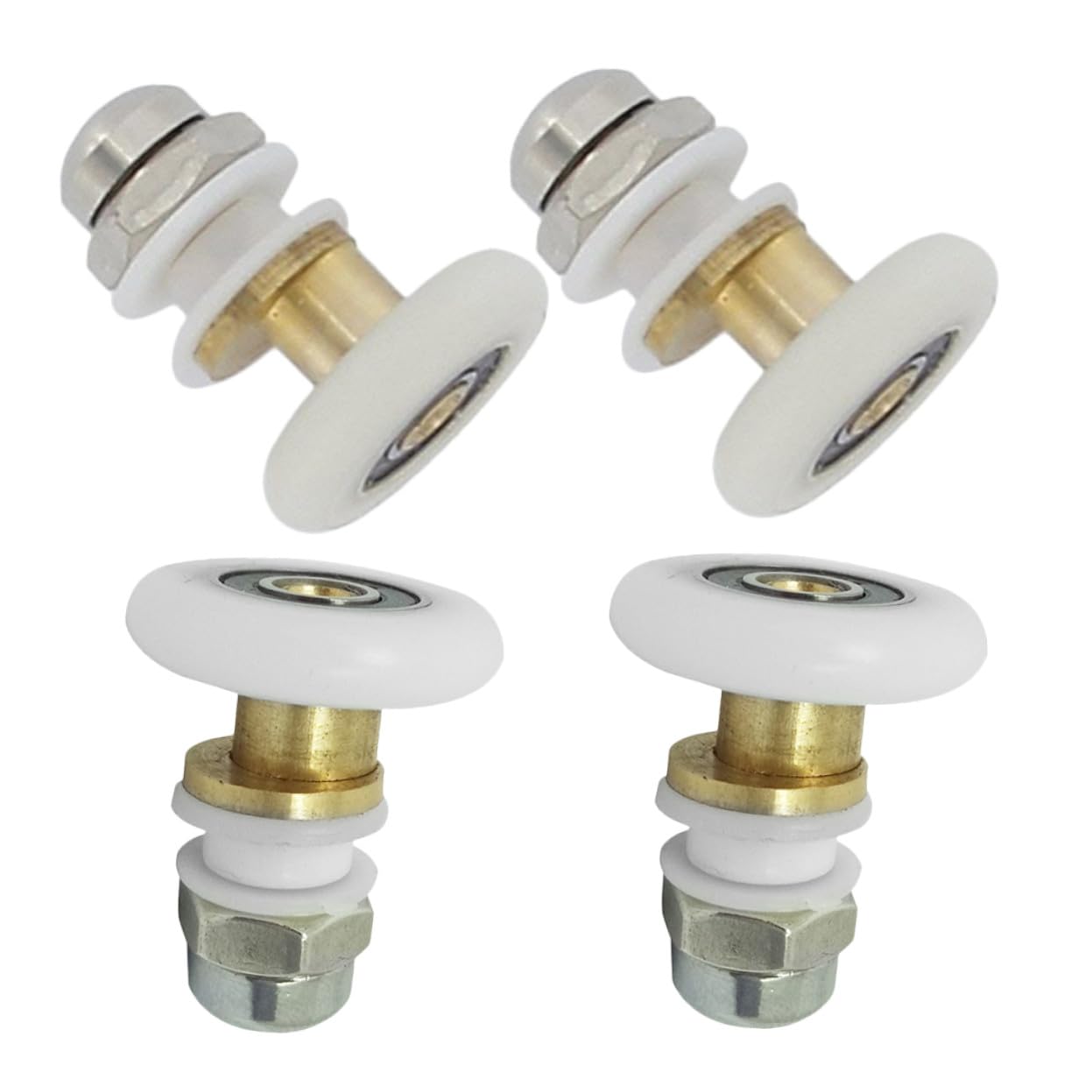 Rodillos para puerta de ducha: repuestos deslizantes duraderos para mamparas de baño