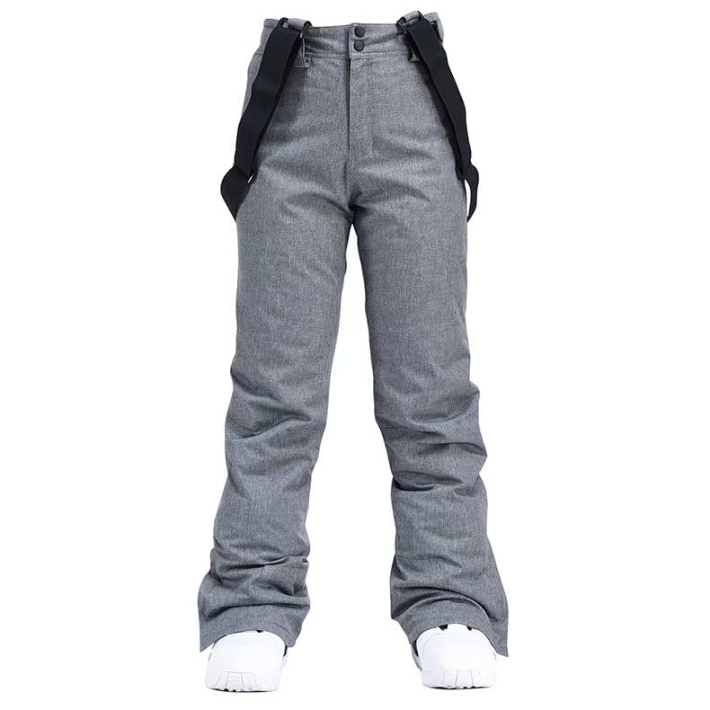 Mitef unisex narciarskie wodoodporne, wiatroszczelne, izolowane spodnie śniegowe regulowane szelki narciarstwo snowboard gruby ciepły sprzęt outdoorowy