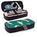 Produktbild Charaktere Lustige gelbe Bananen Leder Bleistift Fall Tasche Beutel Reißverschluss Bleistift Fall Box Schulmaterial, große Kapazität Briefpapier Box