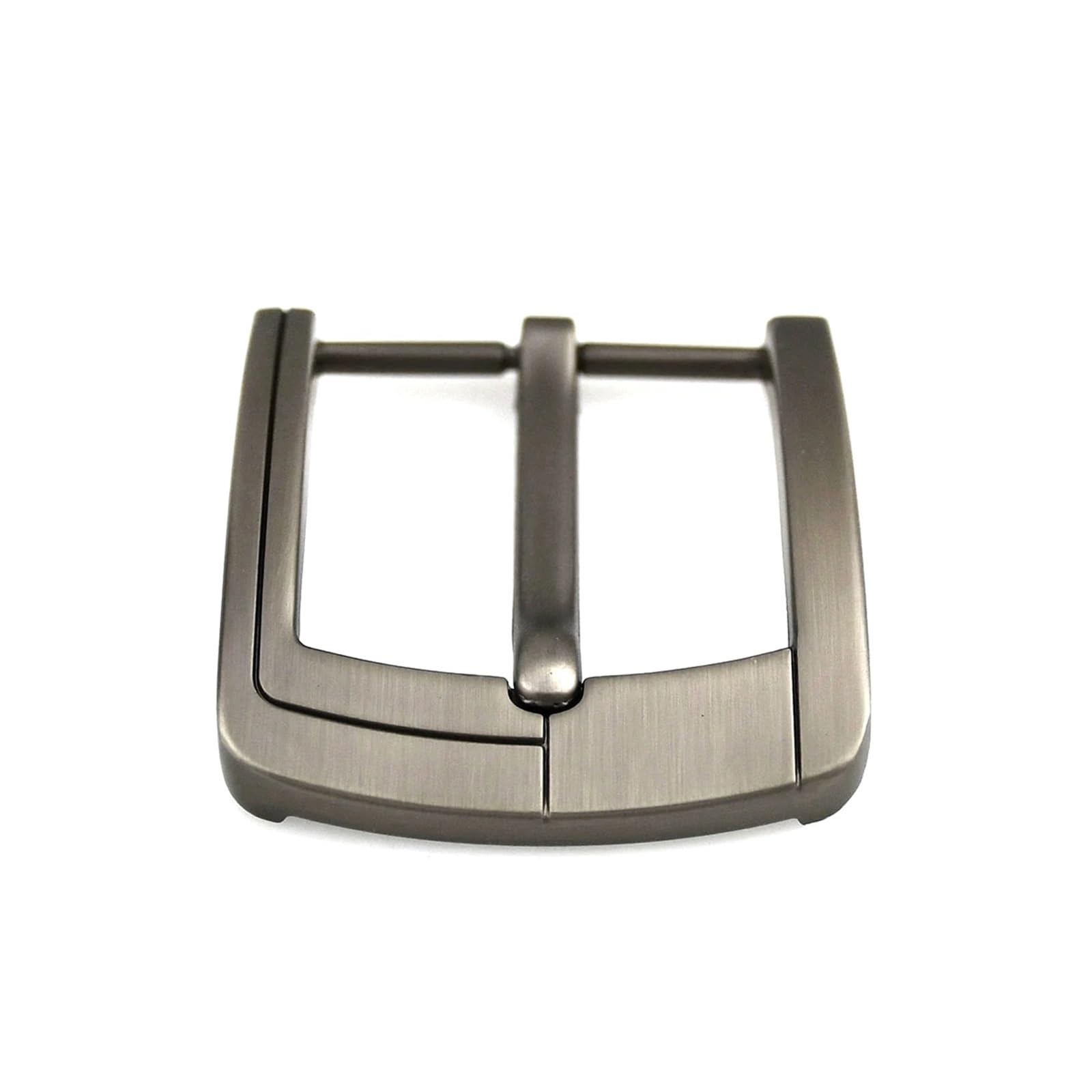 Fibbie Per Cinture 12 pezzi di fibbia for cintura in metallo da 4 cm con estremità spazzolata, perno singolo, mezza pelle, for jeans, adatta for 38 mm Per Uomo E Donna