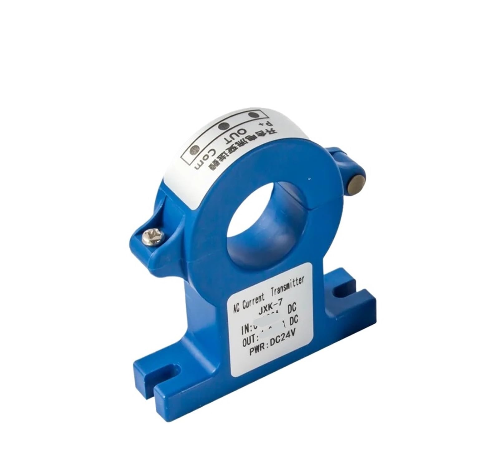 Bolisila AC DC Hall Effect Current Transducer DC24V 20mm Hole 0-100A 0-200A 0-500A 0-1000A Current Transmitter Current Sensor 4-20mA 0-10V 0-5V(DC 0-50A,4-20mA)