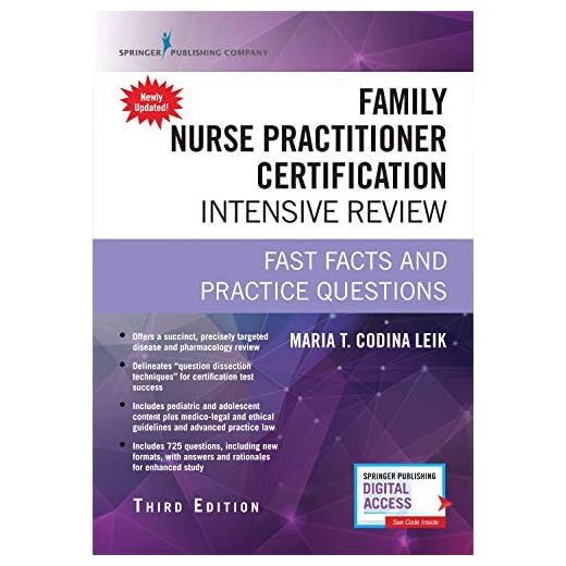 Family Nurse Practitioner Certification Intensive Review, Third Edition: Fast Facts and Practice Questions - Book and Free App – Highly Rated FNP Exam Review Book