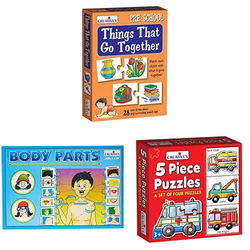 See full amazon price history chart for Creative Educational Aids P. Ltd. - CRE0625 Things That Go Together Puzzle (Multi-Color, 56 Pieces) & Body Parts Puzzle (Multi-Color) & Puzzles (5 Piece) Creative Educational Aids P. Ltd. - CRE0625 Things That Go Together Puzzle (Multi-Color, 56 Pieces) & Body Parts Puzzle (Multi-Color) & Puzzles (5 Piece) (B08GL1MMBQ) Amazon Price History, Amazon Price Tracker