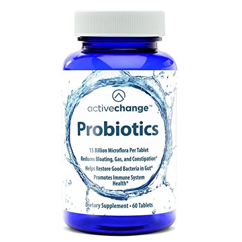 ACTIVECHANGE: Helps with Bloating, Gas & Constipation: Probiotics for Women: Dietary Supplement: 2 Month Supply: 60 probiotic Pills ACTIVECHANGE: Helps with Bloating, Gas & Constipation: Probiotics for Women: Dietary Supplement: 2 Month Supply: 60 probiotic Pills