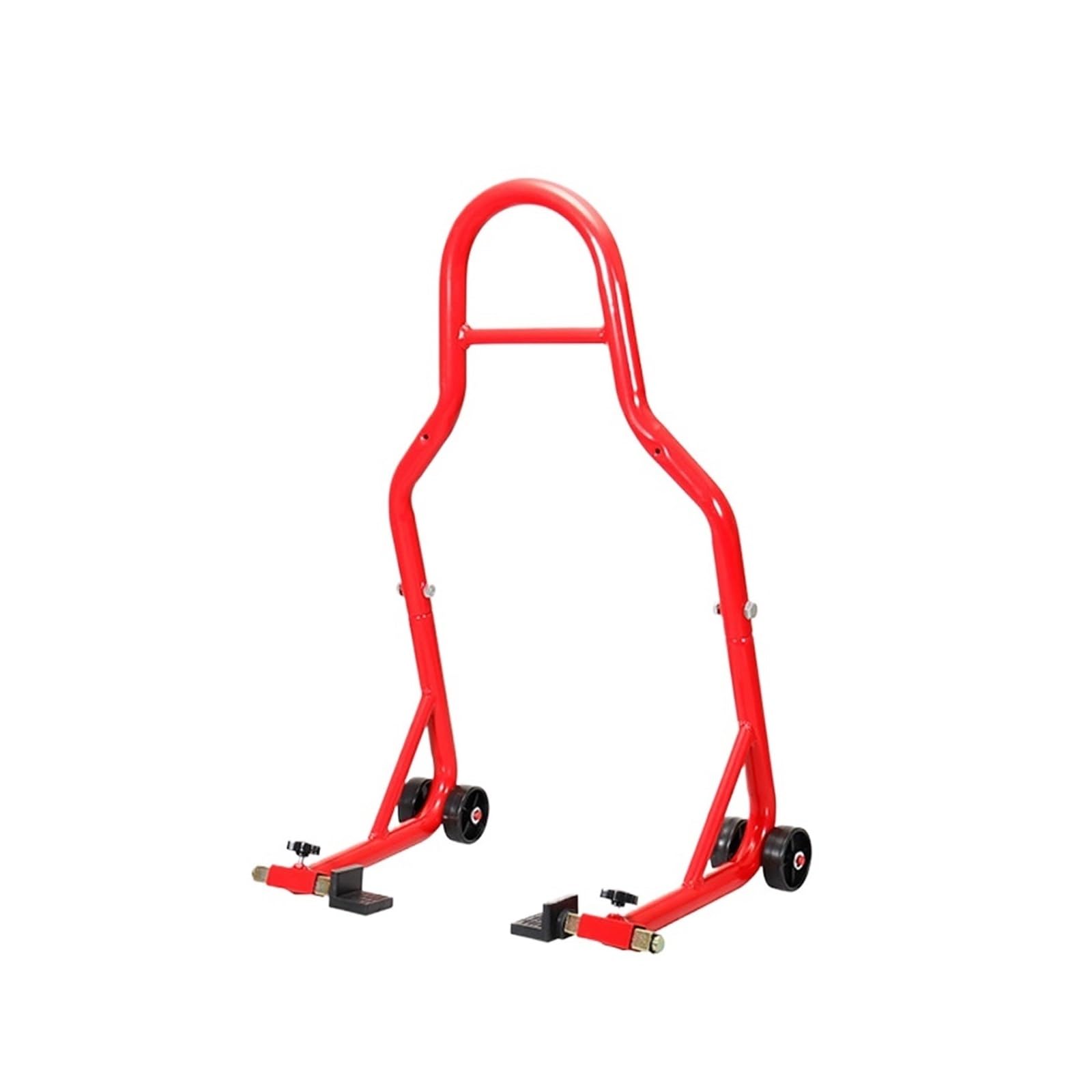 Motocykl czarny/czerwony komplet podpórka na tylne koło stojak na koło Auto Aheel rama pomocnicza narzędzie do naprawy opon narzędzie do podnoszenia motocykla(Red set)