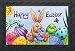Happy Easter Bunny Doormat Decorated Eggs Holiday Indoor Outdoor 18" x 30"