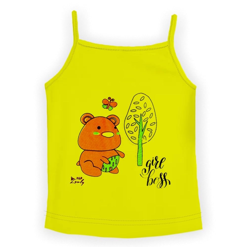 HAP Girl's Camisole (LC_SLIP_PACK5_65_Multicolor_4 Years-5 Years) - Image 4 thumbnail
