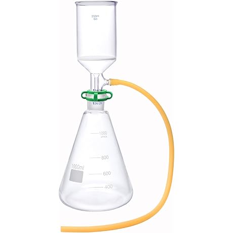 Buchner Funnel Filtering Kit With 100ml Filter Bottle And 250ml Glass Filtering Kit