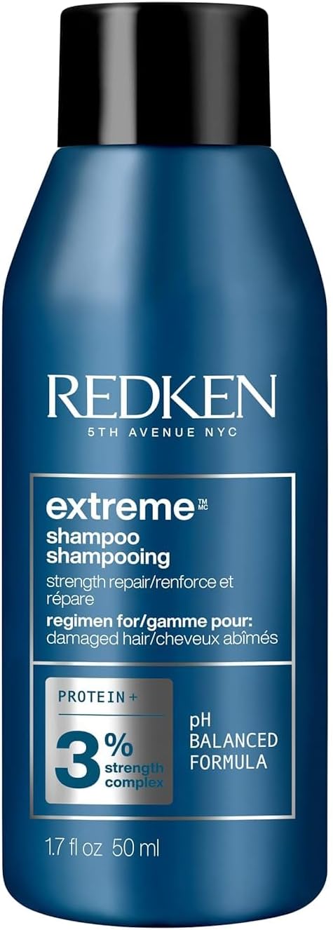 Redken Extreme Shampoo | Anti-Breakage & Repair for Damaged Hair | Infused With Proteins | 1.7 Fl Oz