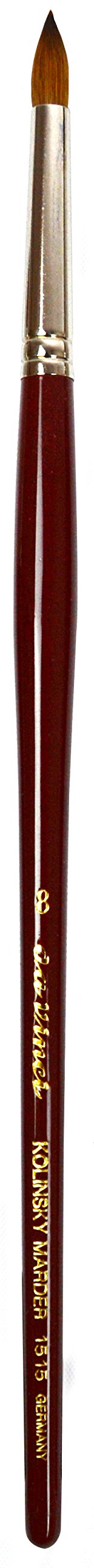 da Vinci Watercolor Series 1515 Maestro Paint Brush, Extra Short Retouching Kolinsky Red Sable, Size 8