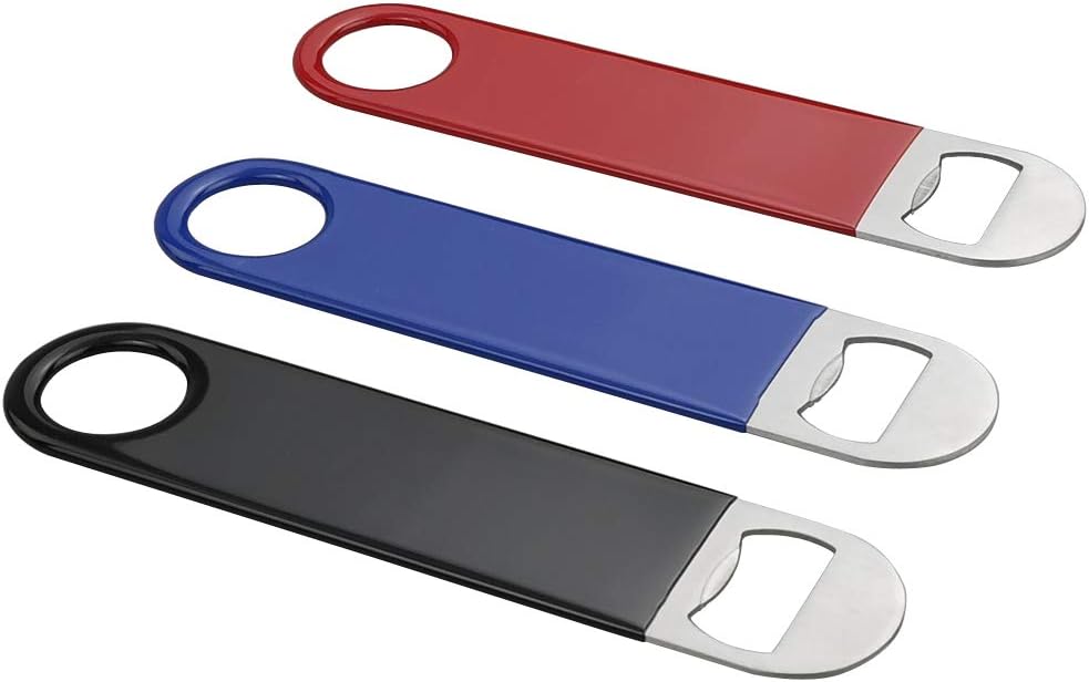 Yubine Flat Bottle Openers, Bartender Beer Openers, Stainless Steel