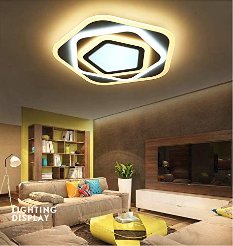 JDONG LED Deckenleuchte Kompatbel Mt Alexa Google Home 36W 40CM, LED