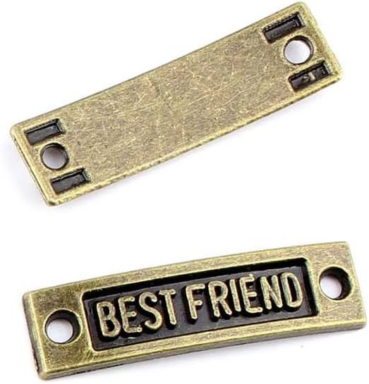 Jewelry Making Findings Antique Bronze Charms FL3481 Strip Connector Craft Lots Repair Supplies