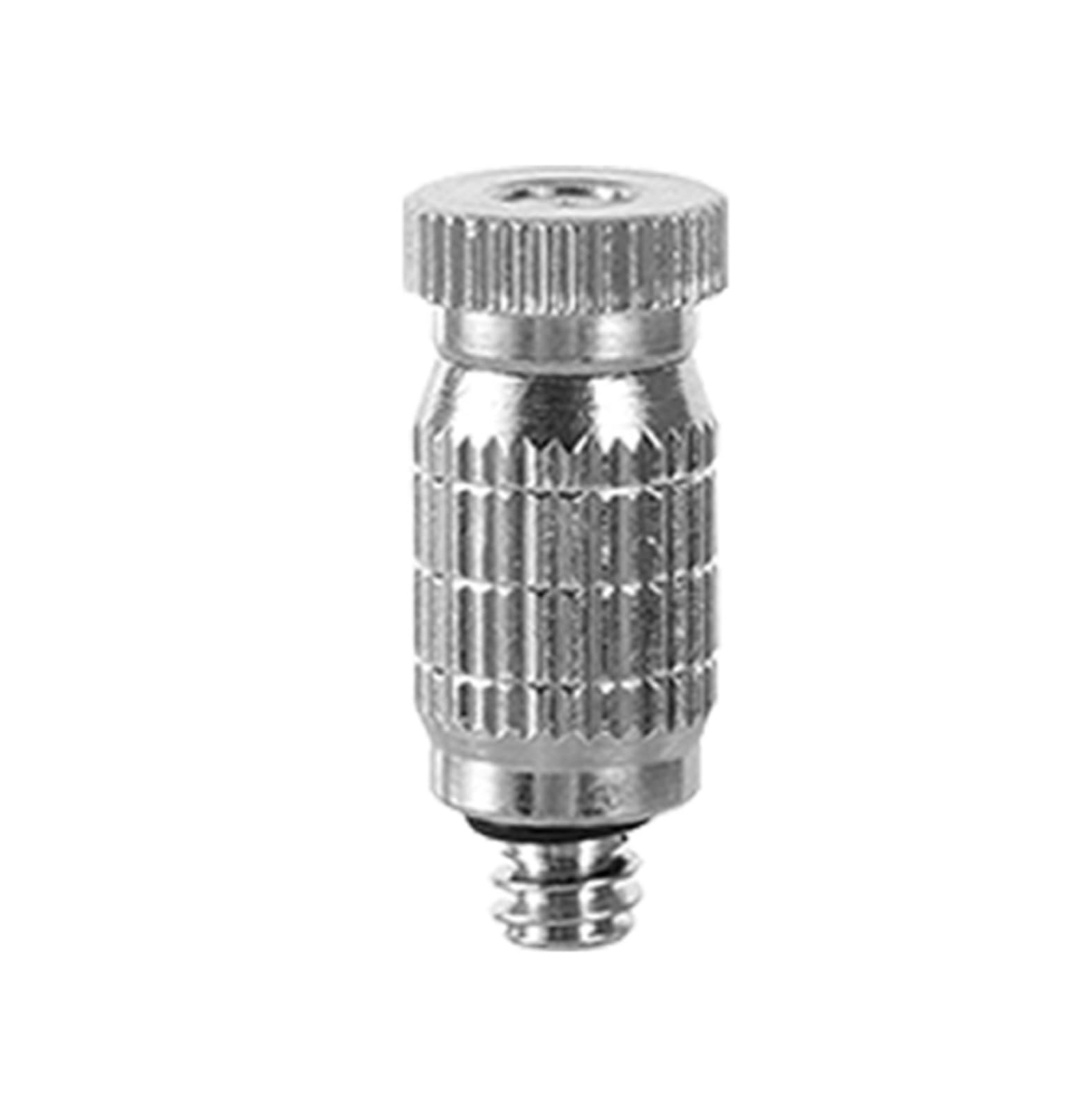 Varnok 0.1Mm Misting Nozzles 3Pcs Garden Lawn Misting Nozzles 0.1-0.5Mm Outdoor Cooling Spray High Pressure Drip Irriga(0.1Mm)