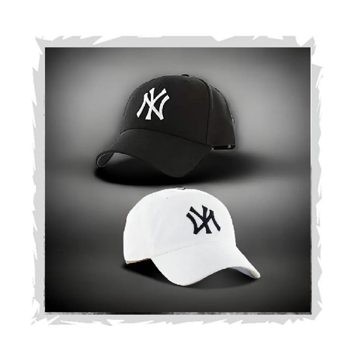 selloria Brand A Unisex N-Y Baseball Cap Comfortable Adjustable Cap with Stylish Sports caps for Men, Summer Sports Cricket Gym Dance Cotton Free Size Fashion Baseball Cap Pack 2 Multicolour-picture-23