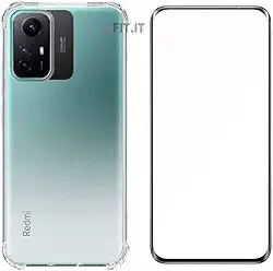 Capinha para Xiaomi Redmi Note12S Capa Anti Quedas + Película de Vidro 3D Protetora Frontal