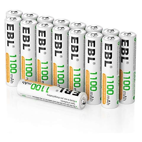 Piles Rechargeables EBL 16PCS AAA Cover