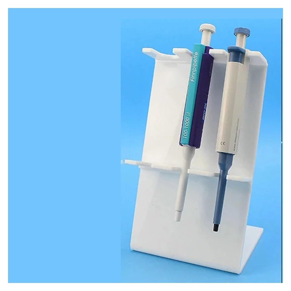 Cristalería de Laboratorio 1 soporte de plástico for pipetas de laboratorio en forma de Z, soporte de transferencia de plástico for experimentos.(6 position)