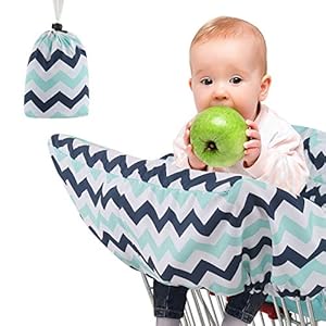 Number-one Shopping Cart Seat Cover for Baby Toddler High Chair Cover Seat Pad Full Safety Harness Trolley Highchair…