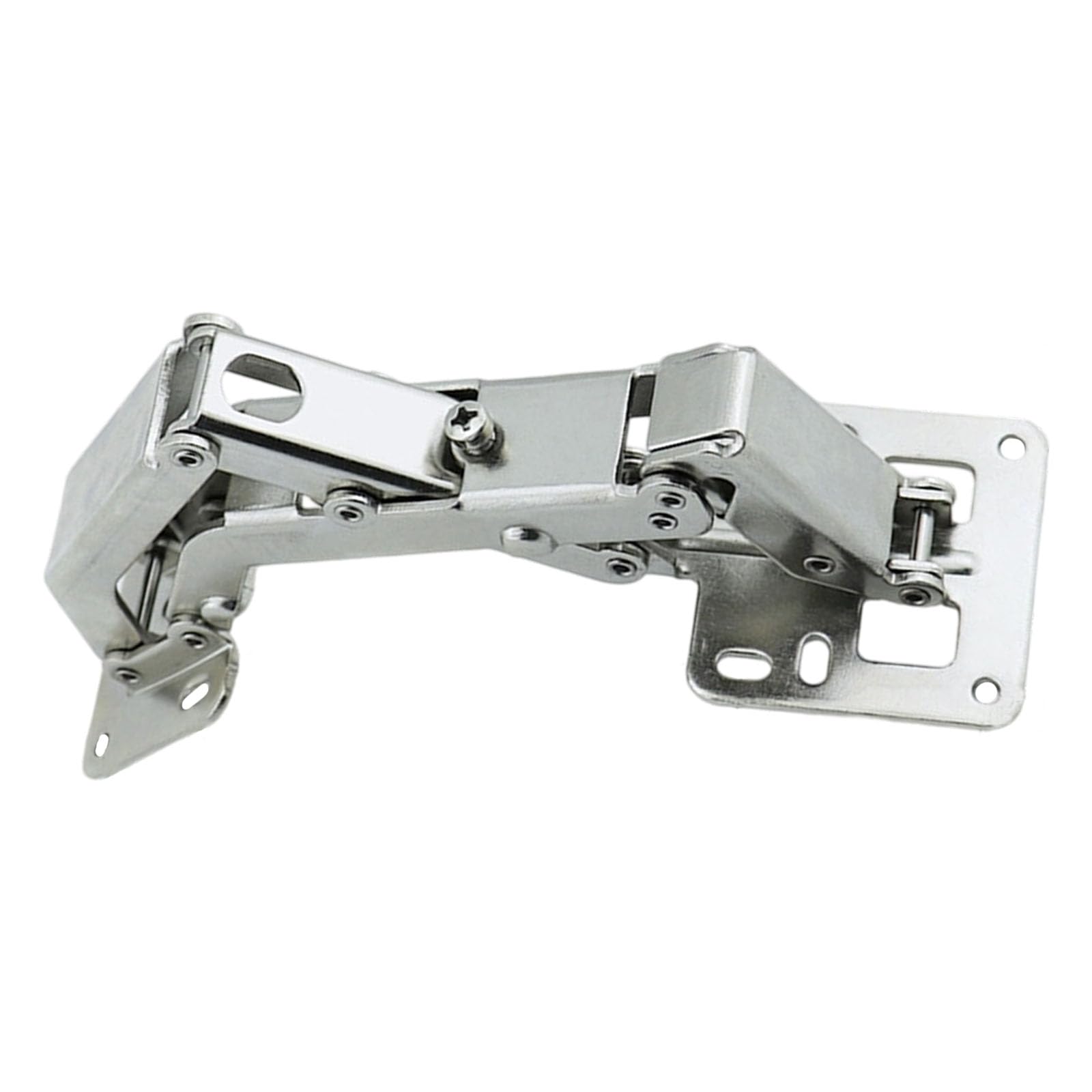 Fexxkg Damping Model Safe Ball Joint Fasteners Not Drill Assembly Dampened Quiet Shut Metal Hardware For Wardrobe Boards & Cupboards Ball Hinge With Damping Systems