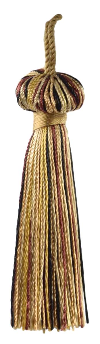 D??COPRO Craft Tassels - 3 Inch Decorative Tassels With Loops For Home Decor (Set Of 2)