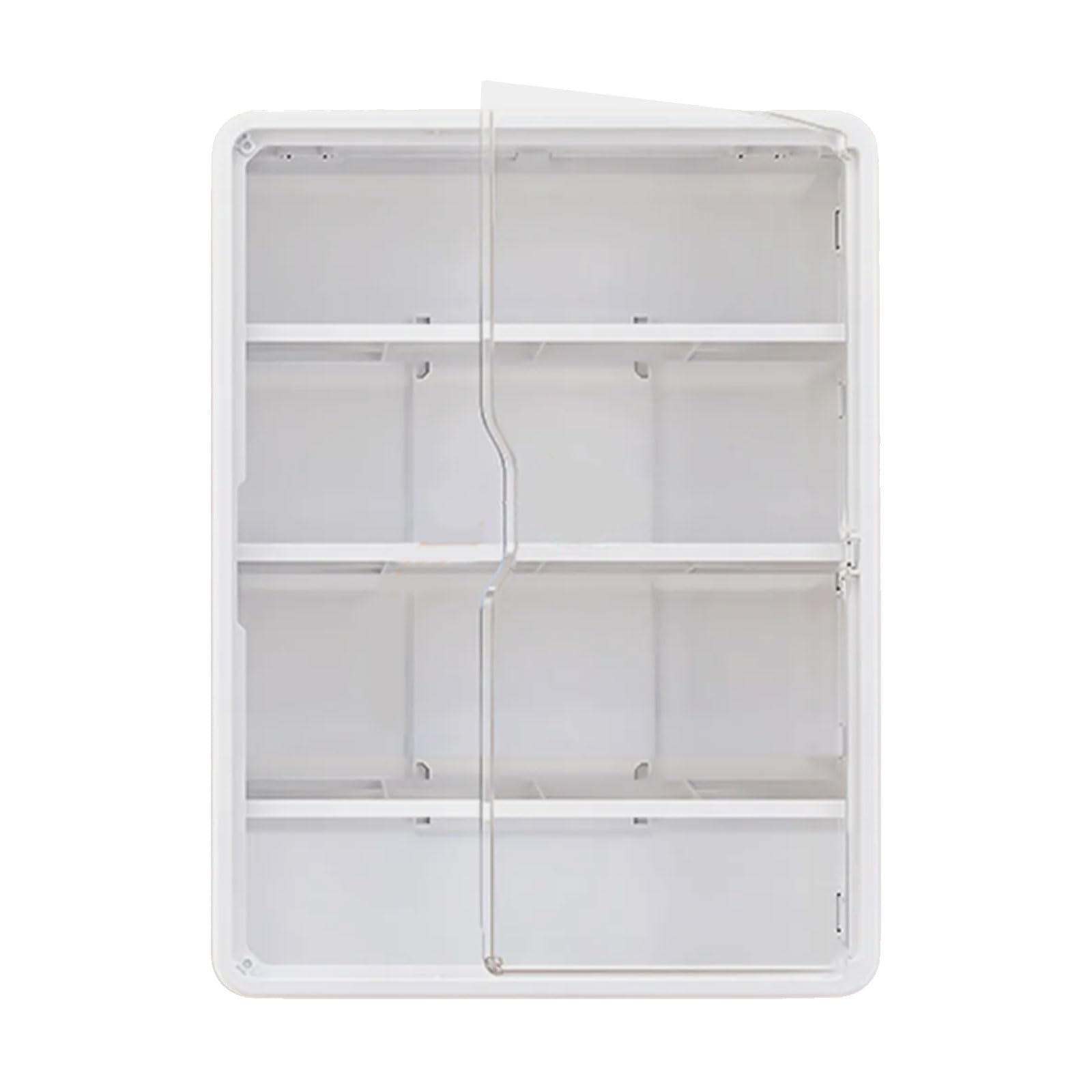 alloneslife Easy Install Wall Mounted Organiser Multi Layer Shelf for Bathroom Bedroom Space Saving Storage Rack for Cosmetics Cosmetic Wall Storage Organiser
