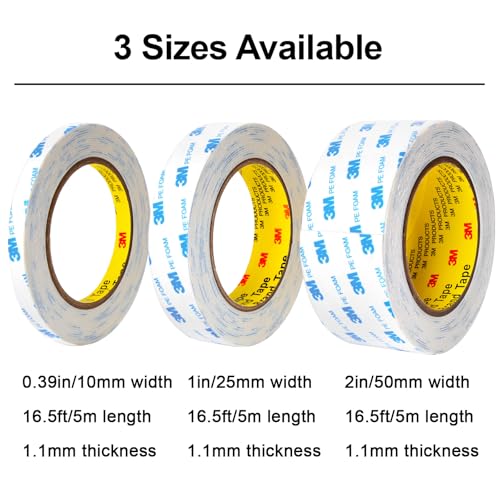 Hasaky 1600T Double Sided Tape 1In X 16.5Ft thumb #1