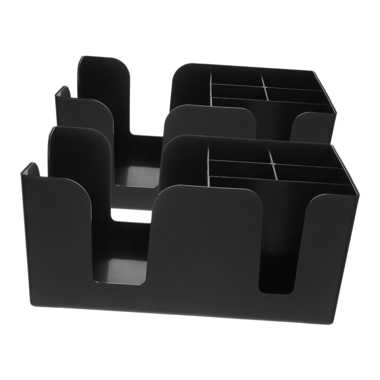 VOSAREA 2pièces Boîte De Rangement Compartimentée Pour Sachets De Thé Et Café Organisateur De Comptoir Et Bureau Design Épuré