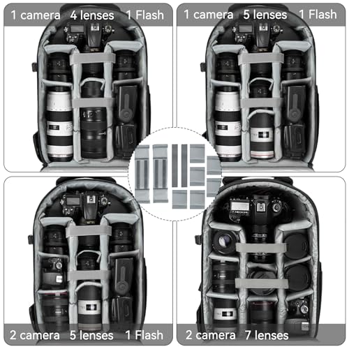 Mochila rígida para cámara DSLR/SLR/mirrorless impermeable miniatura 2