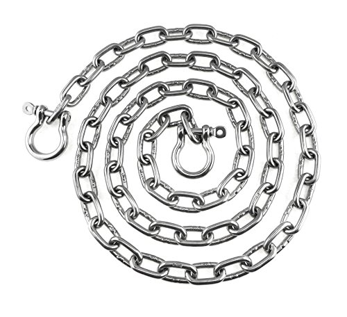 US STAINLESS Stainless Steel 316 Anchor Chain 1/4