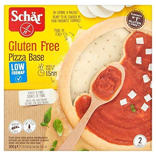 Schar Bases de pizza sin gluten 300 g (paquete de 2)