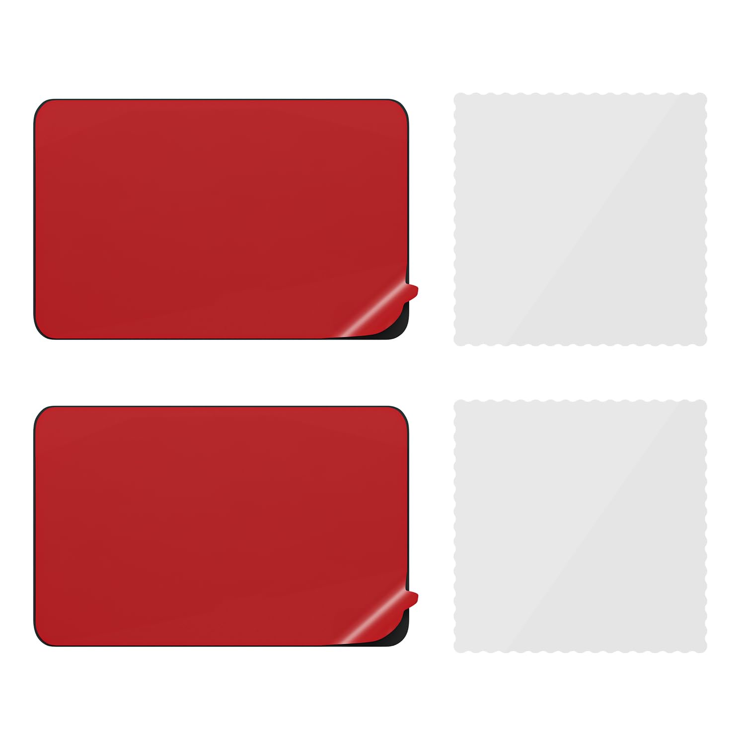 REDTIGER Adhesive and Electrostatic Stickers for Dash Cam Mounting, Strong Bond to Car Windshield, No Residue,Double-Sided Adhesive Pad