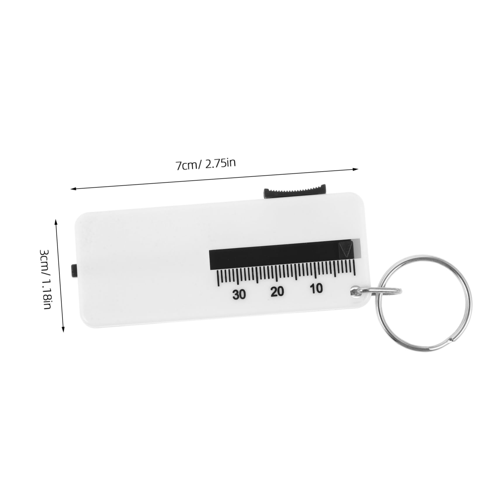 Unomor Pcs Car Tire Thread Gauge Tire Depth Gauge for Cars Trucks Motorcycles Accurate Automotive Replacement Panel