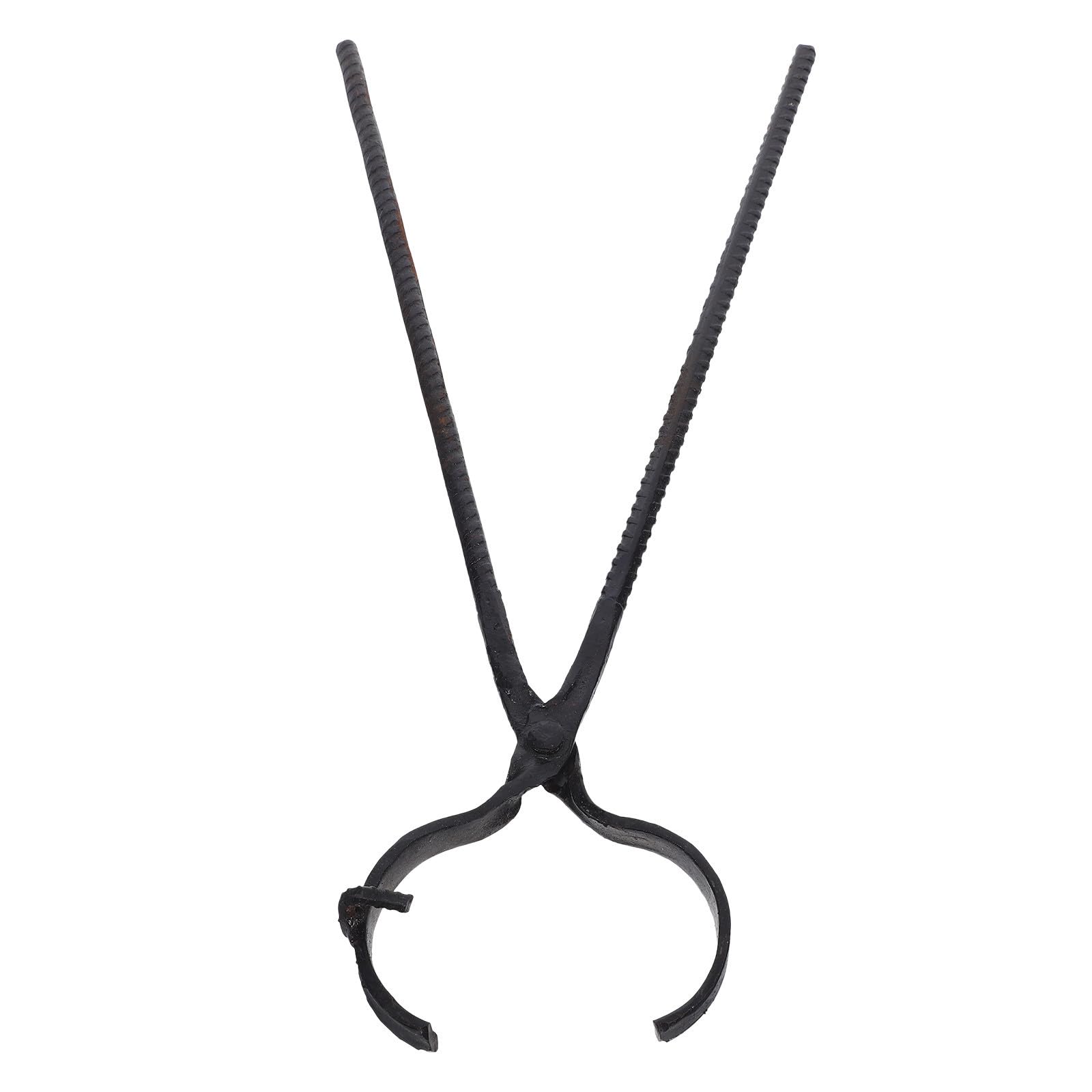 DOITOOL Pinze per Crogiolo in Acciaio al Carbonio Resistenti al Calore Design ad Alta Precisione, per Metalli e Oro in Laboratori di Gioielleria Professionale