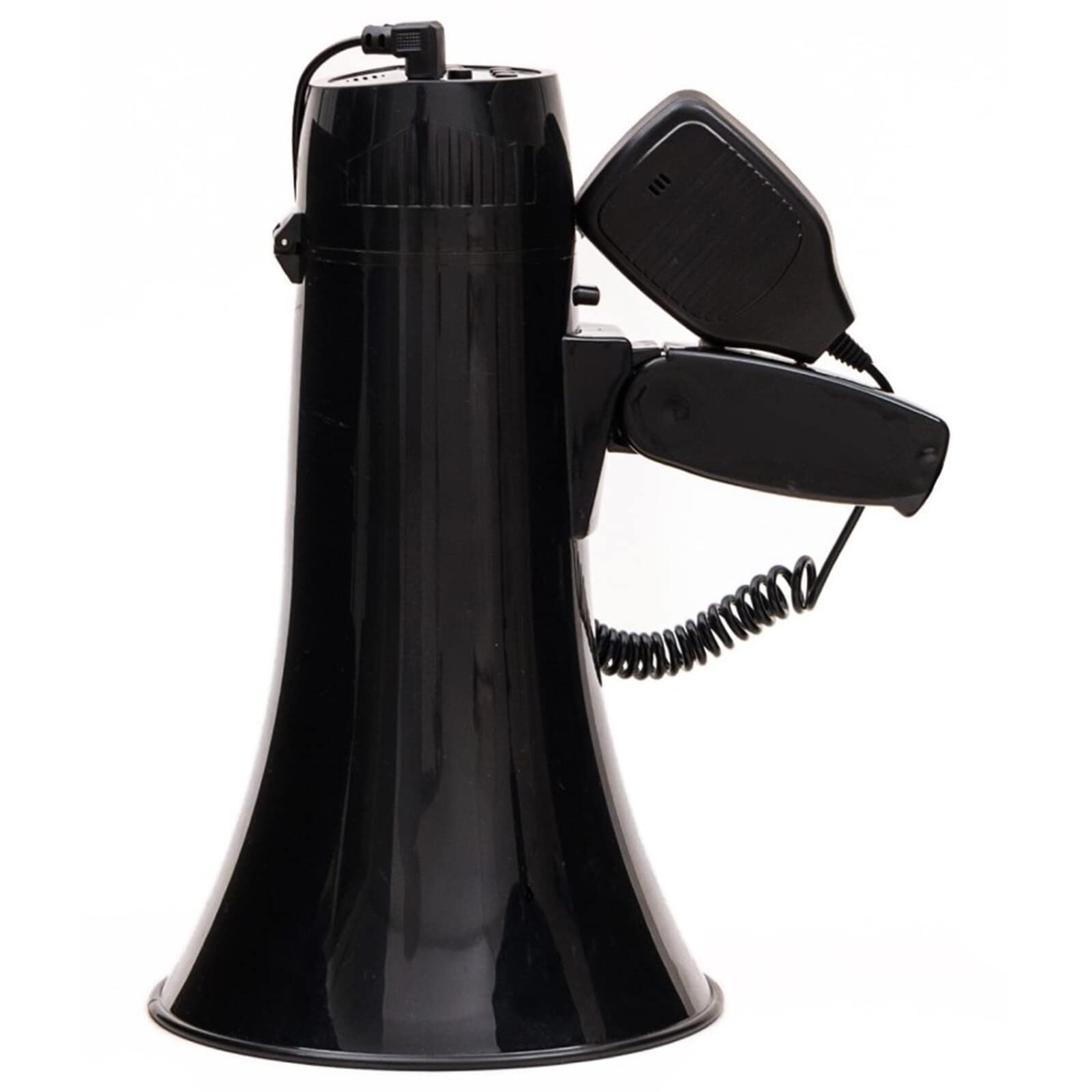 Eurobuy Altavoz megáfono portátil Bullhorn con micrófono desmontable, puerto USB para reuniones deportivas, guía turística, entrenador y árbitro, megáfonos ideales para deportes al aire libre