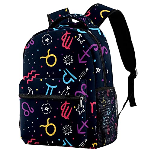 Sac à dos d'écolier mixte motif cactus multicolore 3. - Grand sac de cours décontracté