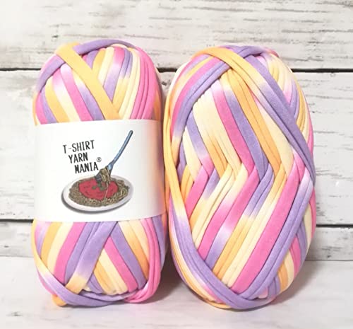 Amazon | T-SHIRT YARN MANIA Tシャツヤーンマニア 約30m×2玉 Tシャツ