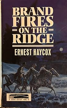 Hardcover Brand Fires on the Ridge [Large Print] Book