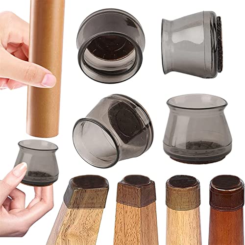 20 Möbelgleiter Mit Schrauben - Wiederverwendbare Bodenschoner Für Stühle & Tische